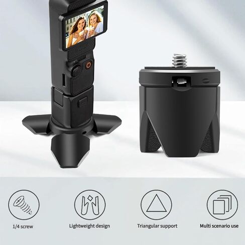 Metal Desktop Base with Automatic Opening Stand 1/4 Screw Mount in Kuwait