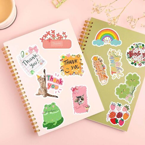 118 PCS Thank You Stickers, Cute Pink Thank You Stickers, Waterproof Vinyl Thank You Labels for Favors, Wedding, Birthday, Personalized Thank You for Celebrating Stickers for Adults in Saudi Arabia