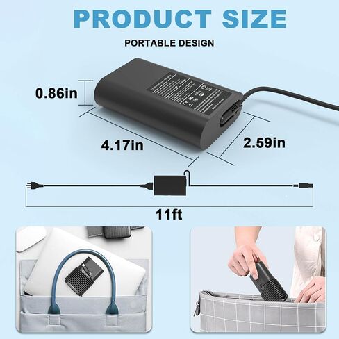 65W 45W USB C Laptop Charger Fits for Dell Latitude 5420 7420 5520 in Saudi Arabia