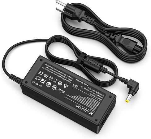 65W Laptop Charger Compatible with Toshiba 19V 3.42A Power Supply in Kuwait