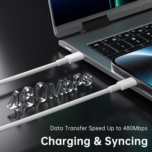 70W USB-C Fast Charger for MacBook Pro 16 15 14 13 inch & MacBook Air 13 15 inch M4 M3 M2 M1 2025-2020, High-Speed 70W USB-C Power Adapter Fast as Original, for Home Office Travel in Saudi Arabia