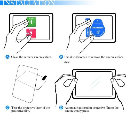 Screen Protector for A6100（3 Packs） 0.3mm 9H Hardness Tempered Glass LCD Protector compatible with Sony Alpha a6600 A6400 A6300 A6100 A6000 A5000 NEX-7 NEX-3N NEX-5 NEX-6 camera in Kuwait