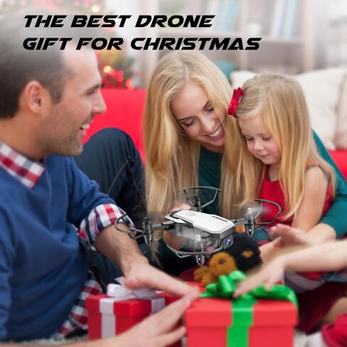 SIMREX Mini Drone with 720P Camera for Kids & Beginners - Foldable RC Quadcopter, Optical Flow Positioning, Altitude Hold, 3D Flip, 2 Batteries 20Min Flight, Safe & Easy Indoor Outdoor Flying Toy Gift (New White) in Saudi Arabia