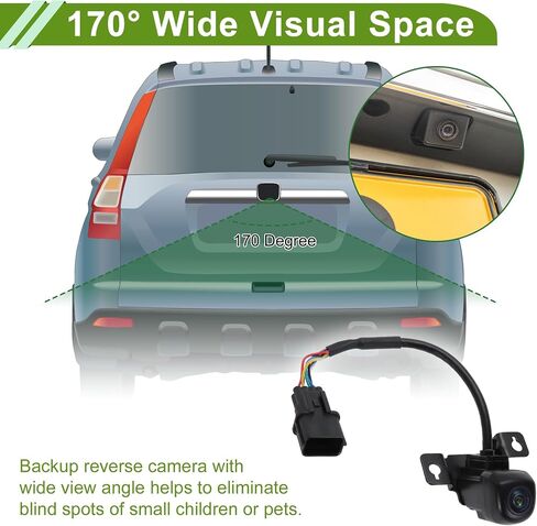 Park Assist Camera for Hyundai Santa Fe 2017-2018 957602W631/957602W630 1 Pcs in Kuwait