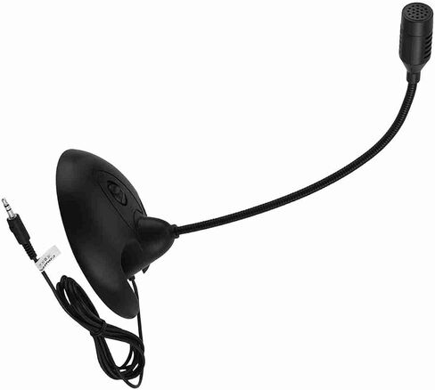 Aoresac Gooseneck Microphone Stereo Mic Desktop Microphone Flexible (Black) in Kuwait