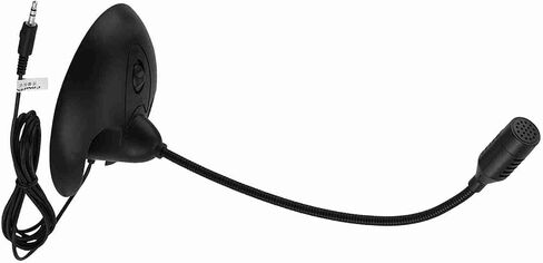 Aoresac Gooseneck Microphone Stereo Mic Desktop Microphone Flexible (Black) in Kuwait