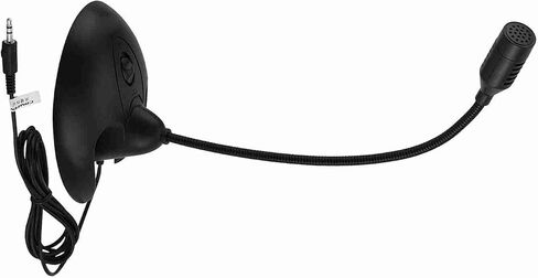 Aoresac Gooseneck Microphone Stereo Mic Desktop Microphone Flexible (Black) in Kuwait