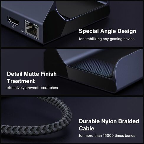 iVANKY 8-in-1 Dock for ROG Ally/X Steam Deck/OLED with 65W Adapter in Kuwait