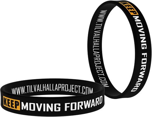 Til Valhalla Project Keep Moving Forward - Silicone Band in Kuwait