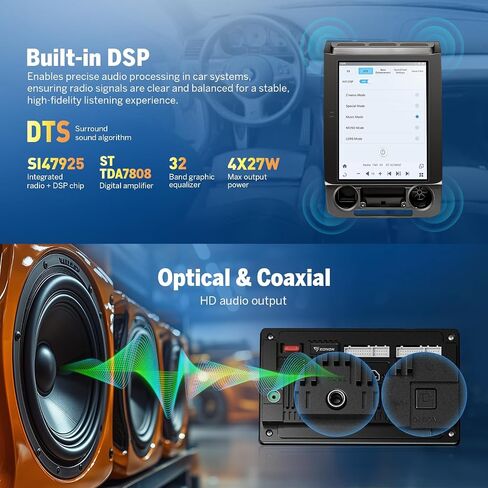 Eonon 4+64GB 12.1" Double din car Stereo for Ford F-150 15-20 in Kuwait
