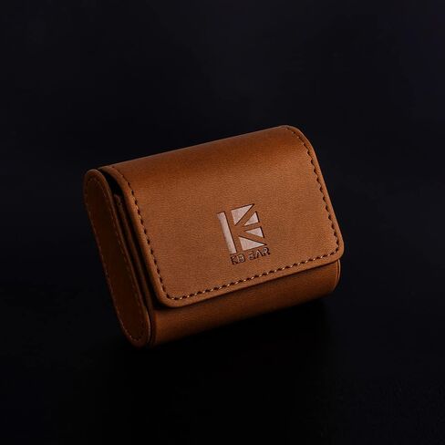 KBEAR Magnetic Closure iem Case, Travel in ear Monitor Case for IEM, Wired Earbuds, in-ear Headphones, Lightweight Storage Bag for kz zs10 pro, zs10 prox, zsn prox, castor, edx pro, ccz melody (Brown) in Saudi Arabia