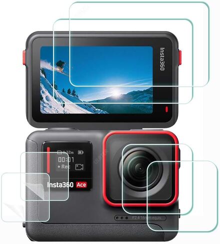 ULBTER Screen Protector for Insta360 ONE RS/ONE R LCD + 4K Lens [2+2Pack] in Saudi Arabia