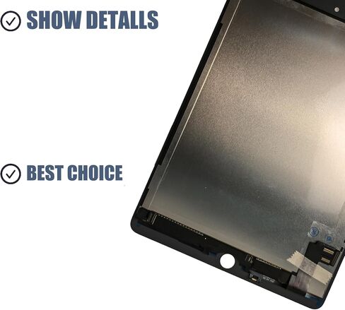 LCD Display Compatible with iPad Air 2 Screen Pantalla Touch Digitizer Replacement [with Fingerprint] with Repair Tool kit in Saudi Arabia