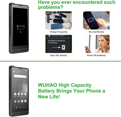 WUHAO for Sonim XP10 Battery BAT-05000-01S [2026 Upgraded] 5500mAh for Sonim XP10 XP9900 Replacement in Saudi Arabia