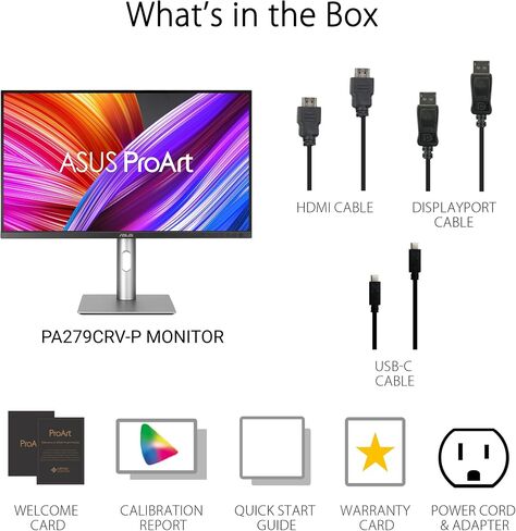 ASUS PA279CRV-P 27 Inch 4K UHD ProArt Monitor for Apple Mac, TAA Compliant in Kuwait