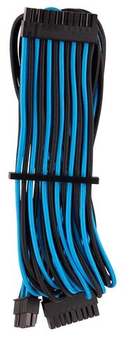 CORSAIR Premium Individually Sleeved PSU Cables Starter Kit – Blue/Black, 2 Yr Warranty, for Corsair PSUs in Kuwait