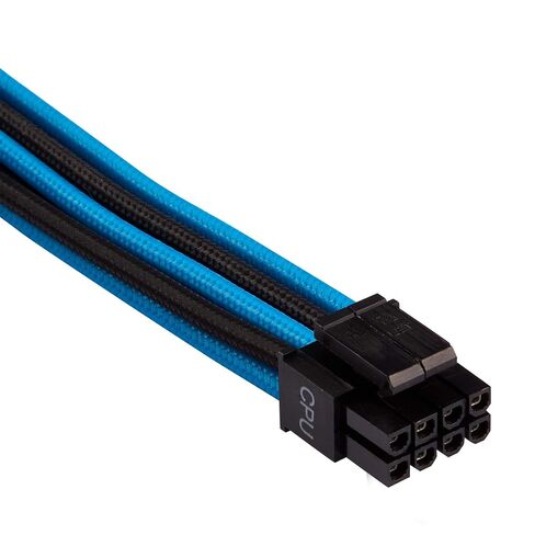 CORSAIR Premium Individually Sleeved PSU Cables Starter Kit – Blue/Black, 2 Yr Warranty, for Corsair PSUs in Kuwait