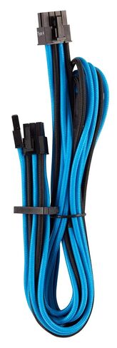 CORSAIR Premium Individually Sleeved PSU Cables Starter Kit – Blue/Black, 2 Yr Warranty, for Corsair PSUs in Kuwait