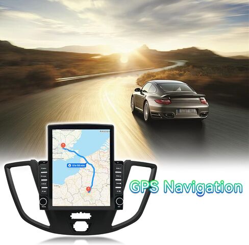Android 13 Car Radio Stereo Compatible with Ford Transit 2013 2014 2015 2016 2017 2018 2019, 4+64G, 9.7" Touchscreen, Wireless Carplay Android Auto/Bluetooth/FM/GPS/WiFi/Mirror Link/SWC/Backup Camera in Kuwait