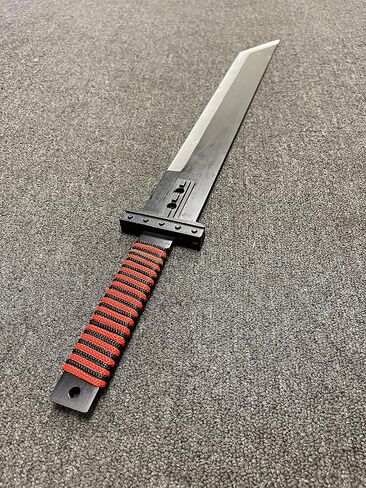 KinStore 28.5" Fantasy Broad Sword Ninja Machete Blade Full Tang Fixed Blade Hunting Tactical Survival Knife with Sheath in Saudi Arabia