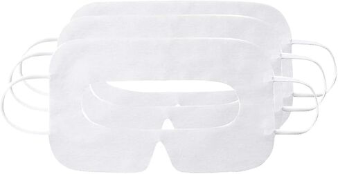 Disposable VR Mask 100-Pack Disposable VR Eye Cover for Meta Quest 3/3S/2 & Pico 4, Face Protection Pad(100pcs White) in Saudi Arabia