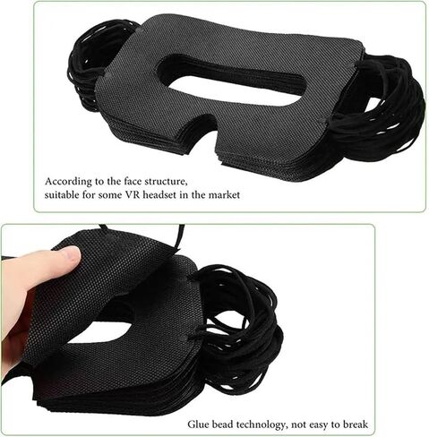 Disposable VR Mask 450-Pack Disposable Non-Woven VR Eye Mask Virtual Reality Headset Sanitary Cover in Saudi Arabia