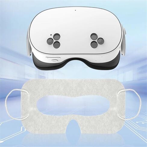 Disposable VR Mask 100Pcs Disposable VR Sweat Mask, Breathable Eye Covers for Meta Quest 3S Headset in Saudi Arabia