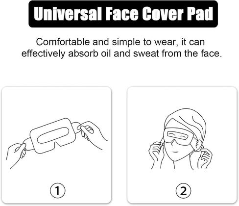 Disposable VR Mask 100-Pack Universal Disposable VR Eye Mask for Quest 3/Pico 4/PSVR2, Sweat Breathable Cover in Saudi Arabia