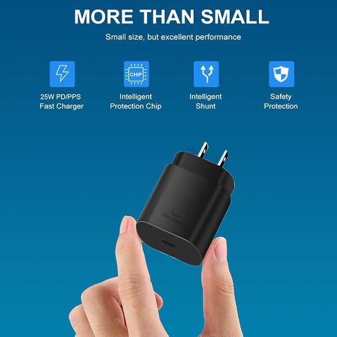 25W Super Fast Charger USB Type C Wall/Car Charger Combo Kit PD PPS in Saudi Arabia