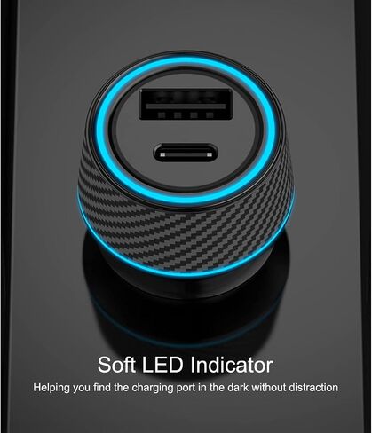 25W Super Fast Charger USB Type C Wall/Car Charger Combo Kit PD PPS in Saudi Arabia