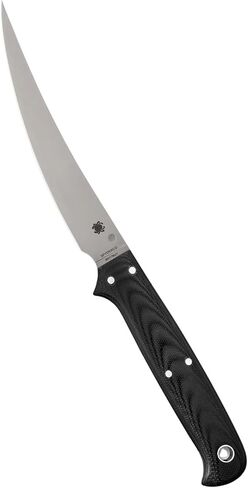 Spyderco Shelter Cove Fixed Blade Knife with 5.78" 8Cr17MoV Steel Blade and G-10 Handle - EDC Knife for Men and Women, Perfect for Hunting, Tactical, Camping, Survival, Hiking - PlainEdge - FB52GP in Saudi Arabia