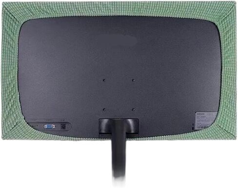 Monitor Cover Stretchable Fabric Computer Cover Dustproof Sleeve For Screen Monitor Case Soft Elastic Cloth For Pc, Tablet, Tv, Lcd(Green) in Saudi Arabia