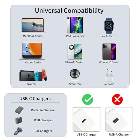 كابل Teeind USB C إلى USB C: [6 أقدام/3 عبوات/60 واط] شاحن من النوع C مجدول من النايلون شحن سريع بزاوية قائمة USBC إلى USBC كابل شاحن سلك لهاتف iPhone 16 Pro Max 15 S25 Ultra S24 iPad Pro MacBook in Kuwait