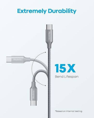 Huukein USB A to USB C Cable for Kindle Fire 6.6ft, 2Pack Fast Charger Cord in Kuwait
