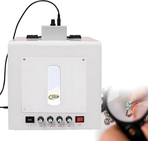 Mini Photo Studio Softbox with Rotating Turntable for Jewelry Small Items in Saudi Arabia