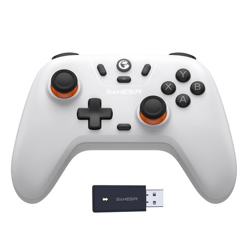 GameSir Nova Lite 2.4g Wireless Controller for Windows PC, iPhone, Android, Switch & Steam Deck, Bluetooth Controller Gamepad with Hall Effect Trigger,Turbo,Rumble Vibration(White) (Renewed) in Saudi Arabia