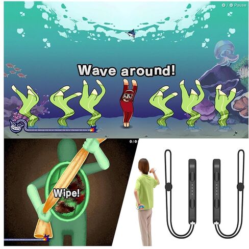 TGDPLUE Switch Joypad Wriststrap Kit for Just Dance 2027/Wario Ware:Move It in Kuwait