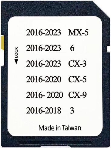 Latest GPS Navigation SD Card BHP166EZ1T Fits for 3 6 CX-3 CX-5 CX-9 MX-5 in Saudi Arabia