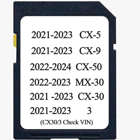 Latest GPS Navigation SD Card BHP166EZ1T Fits for 3 6 CX-3 CX-5 CX-9 MX-5 in Kuwait