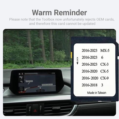 Latest GPS Navigation SD Card BHP166EZ1T Fits for 3 6 CX-3 CX-5 CX-9 MX-5 in Kuwait
