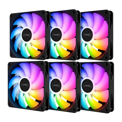 120mm ARGB Case Fan 1 Pack, PC Fans, 4Pin PWM Silent Computer Fan in Kuwait
