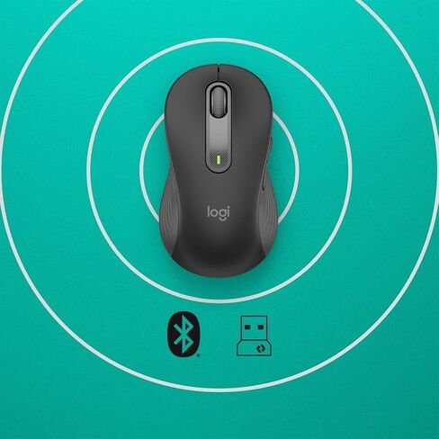ماوس Logitech Signature M650 L الأيسر اللاسلكي - للأيدي اليسرى الكبيرة in Kuwait