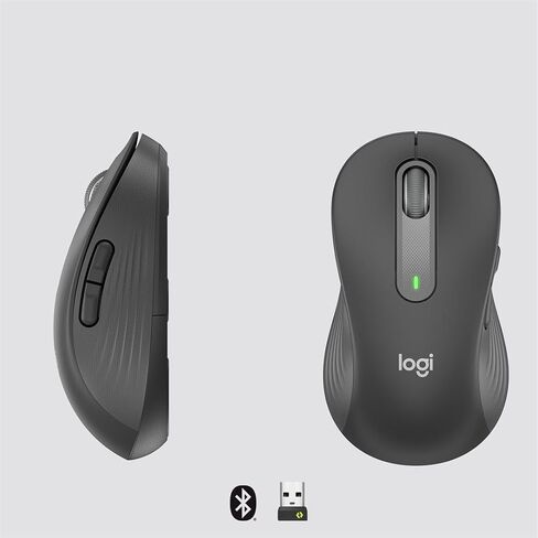 ماوس Logitech Signature M650 L الأيسر اللاسلكي - للأيدي اليسرى الكبيرة in Kuwait