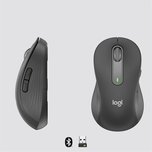 ماوس Logitech Signature M650 L الأيسر اللاسلكي - للأيدي اليسرى الكبيرة in Kuwait
