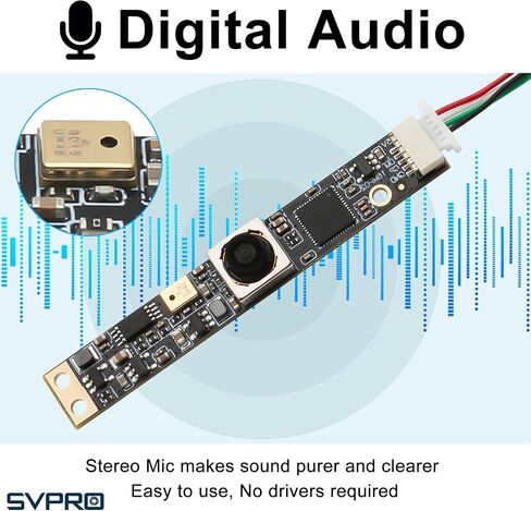 SVPRO 16MP Autofocus USB Camera Module with Microphone, UVC Webcam Board in Saudi Arabia
