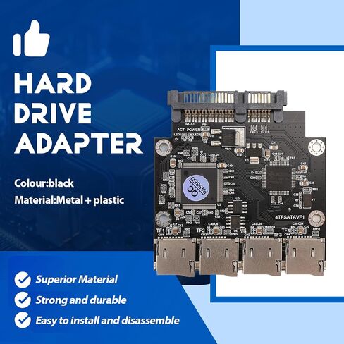 TF to SATA Adapter Card with Micro-SD Support, Hot Plug No Driver in Kuwait