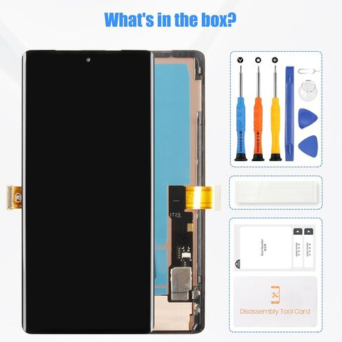 for Google Pixel 7 Pro Screen Replacement with Frame – Premium AMOLED Display Assembly & Full Repair Tool Kit – 120Hz Refresh Rate, Fix Cracked/Broken Glass – Compatible with GP4BC/GE2AE Models in Kuwait