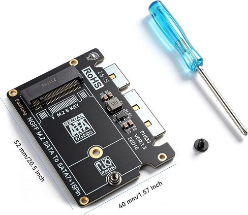 NGFF M.2 B Key SSD 2242 to SATA3.0 Adapter Board for PC/Cash Registers in Kuwait