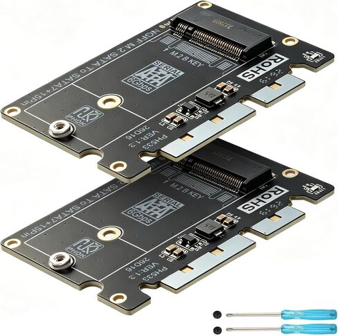 NGFF M.2 B Key SSD 2242 to SATA3.0 Adapter Board for PC/Cash Registers in Kuwait