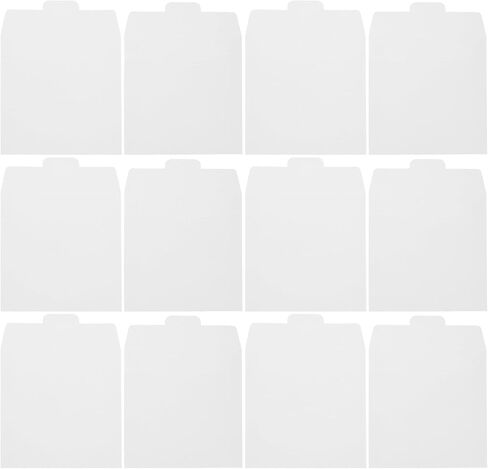 Gadpiparty 50pcs White CD Paper Sleeves with Wide Compatibility and Lightweight Design, Simple Sleek Style for DVD and CD Storage Protection, for Media Organization and Travel in Kuwait